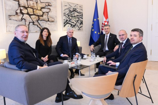 Zamjenik predsjedavajućeg Doma naroda PSBiH dr. Dragan Čović razgovarao u Zagrebu s predsjednikom Vlade Republike Hrvatske 